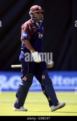 Cricket - Cheltenham e Gloucester Trophy - Surrey v Hampshire - Whitgift School Foto Stock