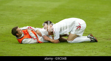 Calcio - B amichevole internazionale - Inghilterra v Bielorussia - Formazione - The Grove Hotel Foto Stock