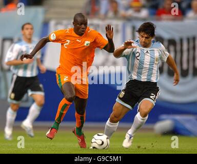 Calcio - 2006 FIFA World Cup Germany - GRUPPO C - Argentina v Costa d Avorio - AOL Arena Foto Stock