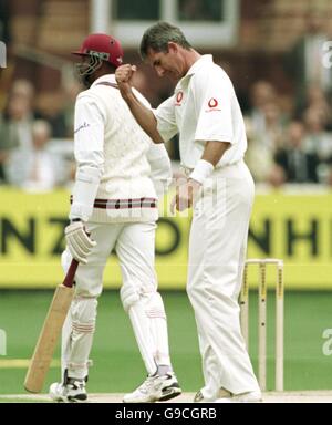 Cricket - Seconda Cornhill prova di assicurazione - England v West Indies - Seconda giornata Foto Stock