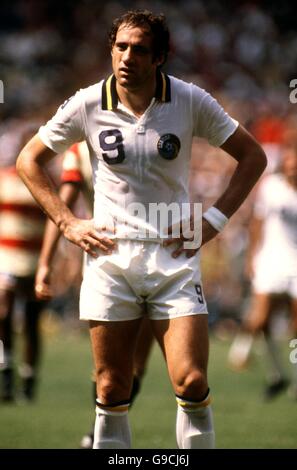 American Soccer - Soccer Bowl 80 - New York Cosmos / Fort Lauderdale Strikers. Giorgio Chinaglia, New York Cosmos Foto Stock