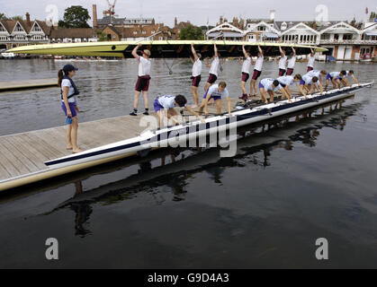 Henley Royal Regatta Foto Stock