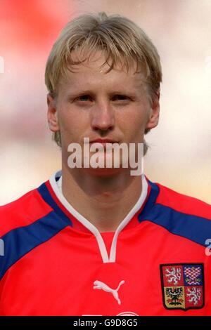 Calcio - Euro 2000 - Gruppo D - Repubblica Ceca / Francia. Radek Bejbl, Repubblica Ceca Foto Stock