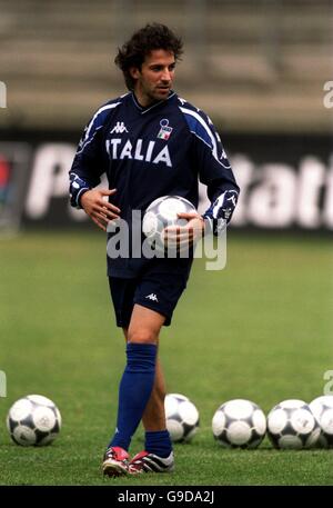 Calcio - Euro 2000 - Italia formazione. Alessandro del Piero in Italia Foto Stock