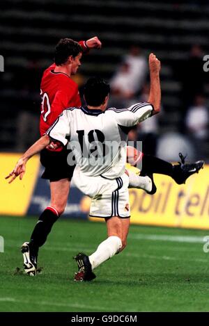 Calcio - Bayern Monaco di Baviera Centenario Tournament - Semi Final - Real Madrid v Manchester United Foto Stock