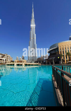 Il Burj Khalifa, Dubai-eau-1 Foto Stock