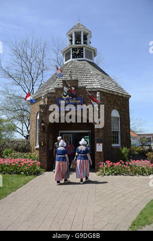 Villaggio olandese di informazioni edificio in Olanda, Michigan Foto Stock