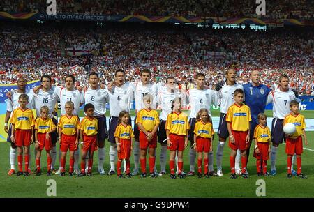 Calcio - 2006 FIFA World Cup Germany - Secondo round - Inghilterra v Ecuador - Gottlieb-Daimler-Stadion Foto Stock