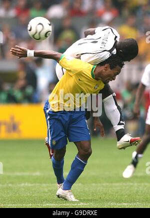 Calcio - 2006 FIFA World Cup Germany - Secondo round - Brasile v Ghana - Signal Iduna Park Foto Stock