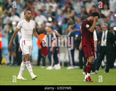 Calcio - 2006 FIFA World Cup Germany - Semi finale - Portogallo v Francia - Allianz Arena Foto Stock