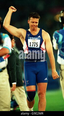 Sydney 2000 Olimpiadi - Atletica - Uomini Giavellotto - finale Foto Stock