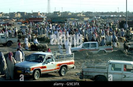 Ritorna la pace in Iraq Foto Stock