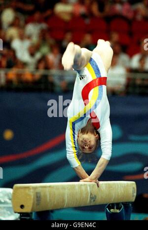 Sydney 2000 Olimpiadi - Ginnastica - Donne Squadra evento Foto Stock