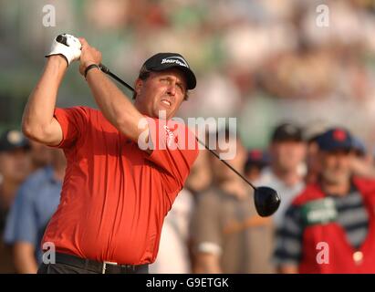 Golf - il 135th Open Championship 2006 - Day Two - Royal Liverpool - Hoylake. Phil Mickelson, Stati Uniti Foto Stock