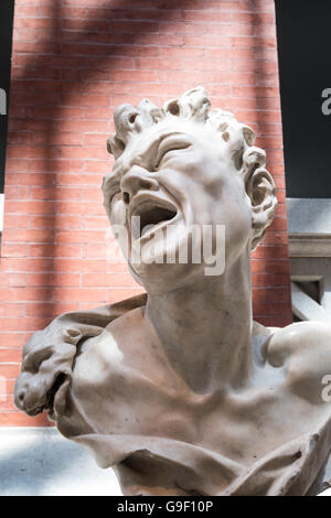 Marsia busto in American ala, il Metropolitan Museum of Art di New York Foto Stock