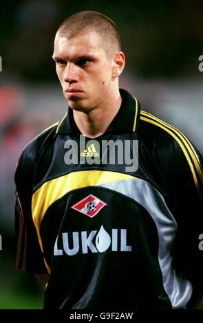 Calcio - UEFA Champions League - Gruppo A - Bayer 04 Leverkusen v Spartak Moscow. Alexander Filimonov, portiere di Mosca Spartak Foto Stock