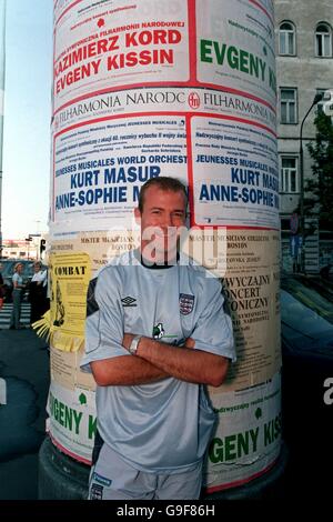 Calcio - Euro 2000 Qualifier - Polonia v Inghilterra - Inghilterra Conferenza Stampa Foto Stock