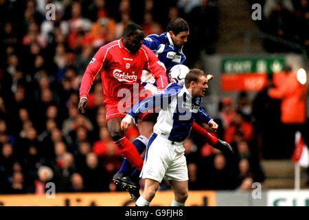 Calcio - FA Carling Premiership - Liverpool v Everton Foto Stock