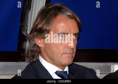 Calcio - UEFA Champions League - Gruppo B - Sporting Lisbona v Inter Milan - Stadio Jose Alvalade. L'allenatore dell'Inter Milano Roberto Mancini Foto Stock