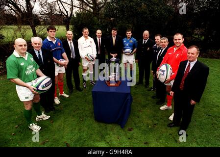 Rugby Union - Lancio del Lloyds TSB Sei Nazioni 2001 Campionato - Hurlingham Club di Londra Foto Stock