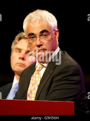 Segretario del Commercio e dell'industria, Alistair Darling Foto Stock