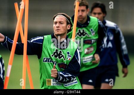 Calcio - Euro 2000 - Italia formazione. Francesco Totti, Italia Foto Stock