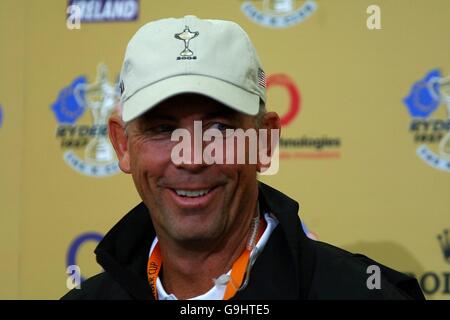 Golf - 36a Ryder Cup - pratica - il K Club. Tom Lehman, capitano della squadra della Ryder Cup degli Stati Uniti Foto Stock