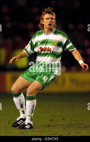 Calcio - Coca Cola Football League One - Walsall v Yeovil Town - Bescot Stadium Foto Stock