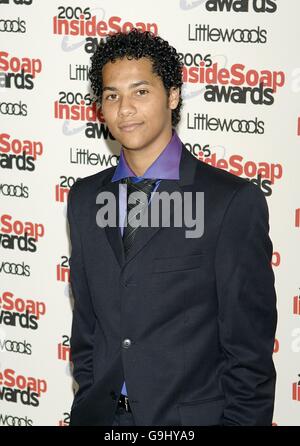 Inside SOAP Awards 2006, Floridita. Devan Anderson arriva per i premi Inside SOAP. Foto Stock