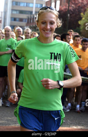 Maratona - Nike Run London - Hyde park Foto Stock