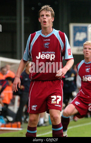 Calcio - Lega una partita - Scunthorpe v Doncaster. Ian Morris di Scunthorpe United Foto Stock