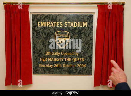 Il duca di visite Edingburgh Arsenal Football Club Foto Stock