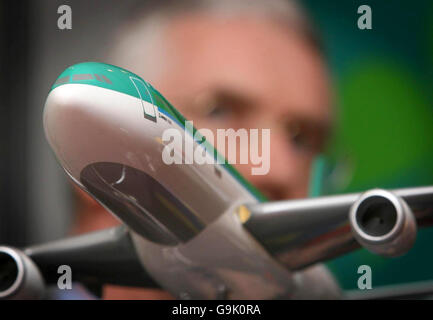 Aer Lingus Chief's motivo su Ryanair offerta Foto Stock