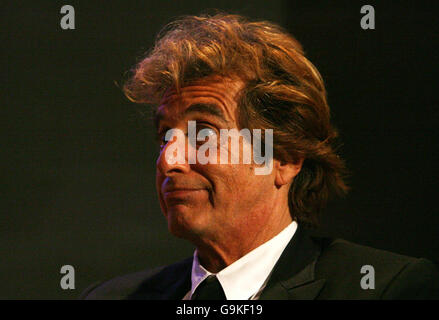 Al Pacino si rivolge agli studiosi del Trinity College di Dublino questa sera. Foto Stock