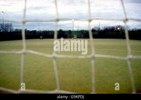 Calcio - 5 lato a piazzole - Nottingham Foto Stock