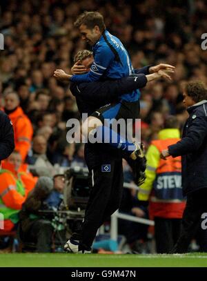 Soccer - UEFA Champions League - Gruppo G - Arsenal v Hamburg - Emirates Stadium Foto Stock