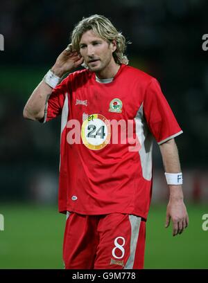 Calcio - Coppa UEFA - Gruppo E - Feyenoord v Blackburn Rovers - De Kuip Stadium Foto Stock