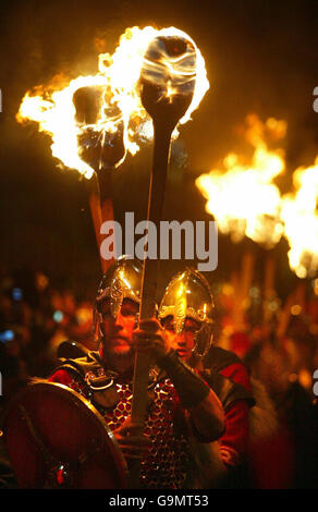 Hogmany iniziano le celebrazioni in Edinburgh Foto Stock