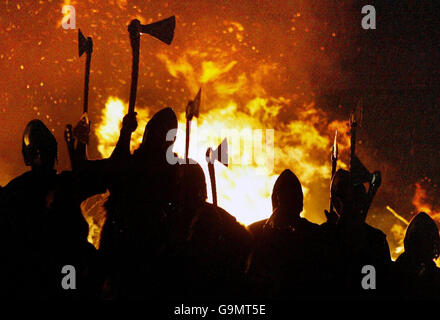 Hogmany iniziano le celebrazioni in Edinburgh Foto Stock