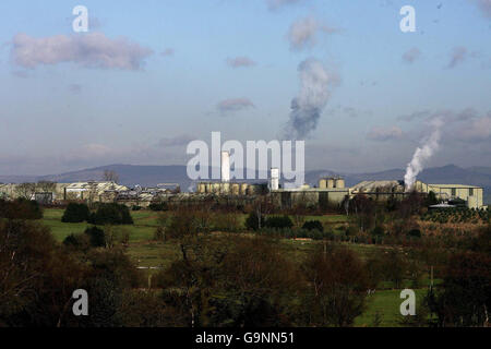 Influenza aviaria in Turchia farm Foto Stock