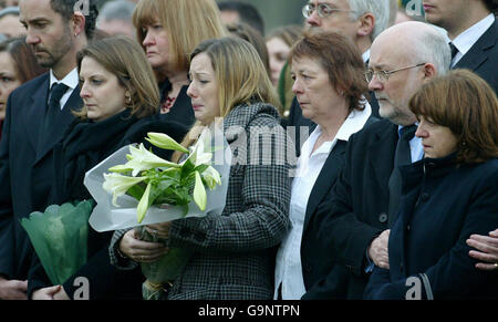 Jonathan Bracho-Cooke funerale Foto Stock