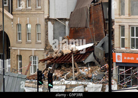 Londra il crollo dell'edificio Foto Stock