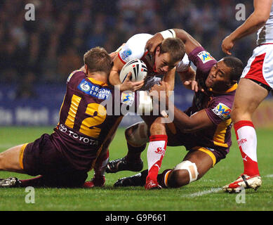 Rugby League - Carnegie World Cup Challenge - St Helens v Brisbane Broncos - Reebok Stadium Foto Stock