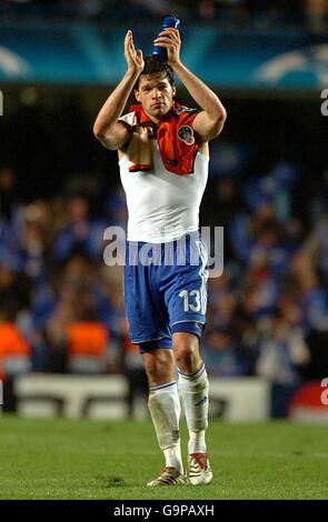 Calcio - UEFA Champions League - prima gara di Knockout - seconda tappa - Chelsea v FC Porto - Stamford Bridge. Michael Ballack, Chelsea Foto Stock