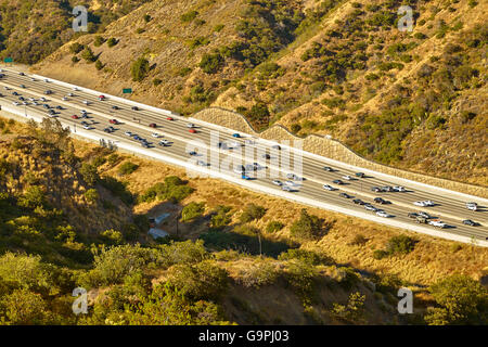 Splendide vedute dell'autostrada 405 Foto Stock