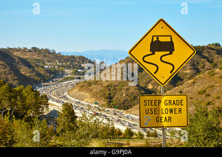 Splendide vedute dell'autostrada 405 Foto Stock