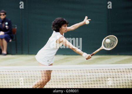 Virginia Wade v betty stufa Wimbledon Ladies Final Foto Stock
