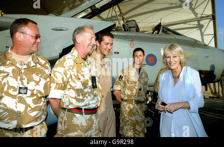 Carlo e Camilla tour del medio oriente Foto Stock