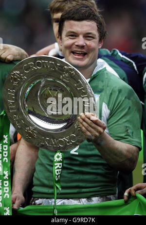 Il Rugby - RBS 6 Nazioni Championship 2007 - Scozia v Irlanda - Murrayfield Foto Stock