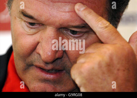 Soccer - Galles Conferenza stampa - Jurys Ballsbridge Hotel - Dublin Foto Stock